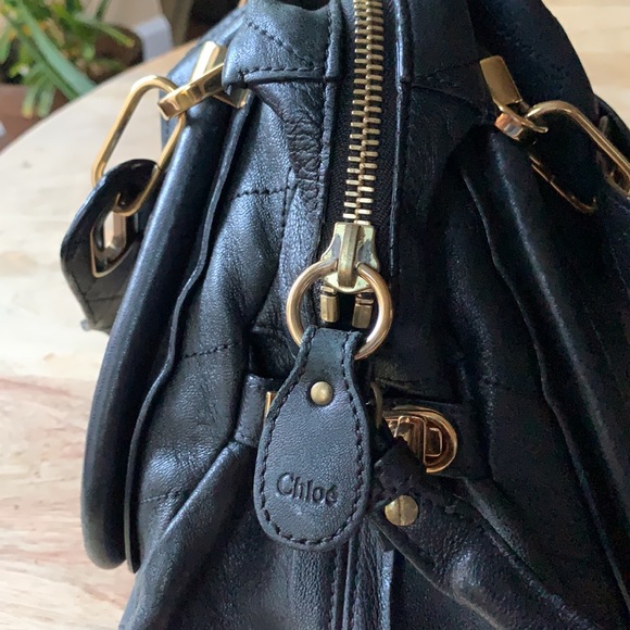 CHLOÈ Paraty Bag - Black Soft Leather Medium - Picture 6 of 16